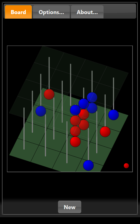 The grid on top of the poles allows to select where to place your beads